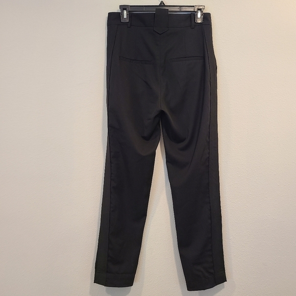 Isabel Benenato Black Wool Slim Pants - Picture 3 of 8